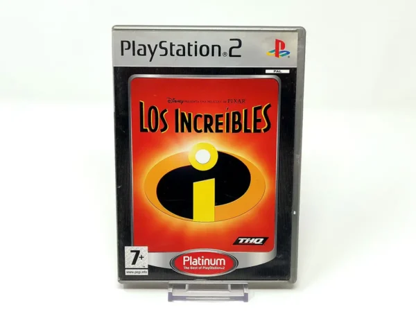 Portada de Disney/Pixar Los Increíbles (ESP) (Platinum) (v1) (Rebajado) para PlayStation 2, edición PAL España, de segunda mano