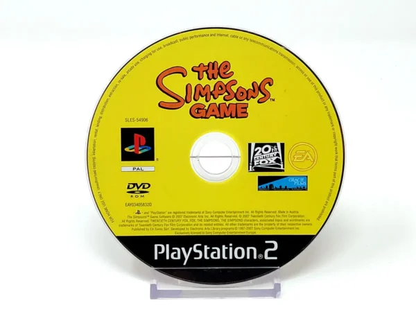 The Simpsons Game (ESP) (Disco) para PlayStation 2, edición PAL España, de segunda mano
