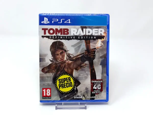 Portada de Tomb Raider (Definitive Edition) (ESP) (Precintado) para PlayStation 4, edición PAL España, de segunda mano