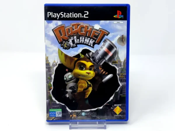 Portada de Ratchet & Clank (ESP) para PlayStation 2, edición PAL España, de segunda mano