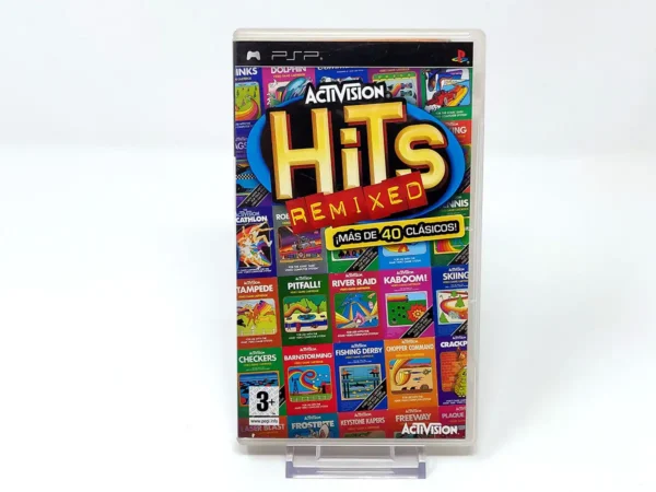 Portada de Activision Hits Remixed (ESP) para PSP, edición PAL España, de segunda mano