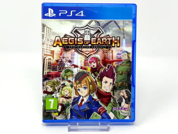 Portada de Aegis of Earth: Protonovus Assault (ESP) para PlayStation 4, edición PAL España, de segunda mano