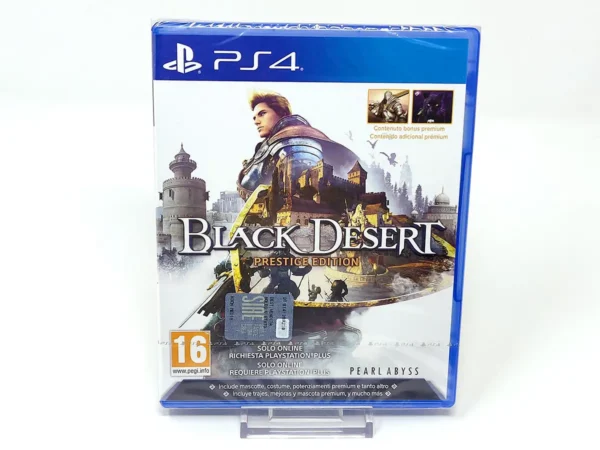 Portada de Black Desert (Prestige Edition) (ESP) (Precintado) para PlayStation 4, edición PAL España, nuevo
