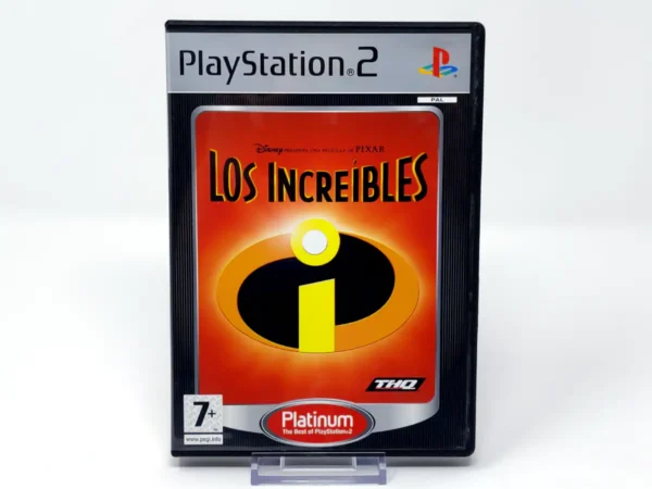 Portada de Disney/Pixar Los Increíbles (ESP) (Platinum) (v2) (Rebajado) para PlayStation 2, edición PAL España, de segunda mano