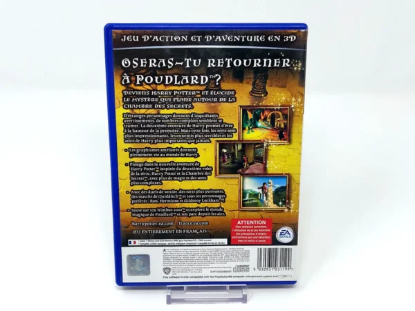 Parte trasera de Harry Potter et la Chambre des Secrets (FRA) para PlayStation 2, edición PAL Francia