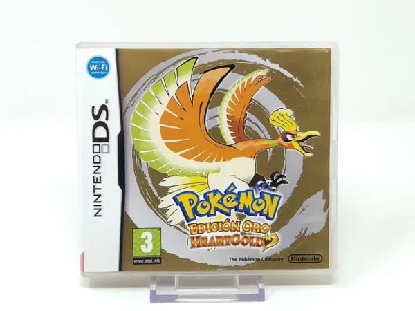 Portada de Pokémon: Edición Oro HeartGold (ESP) para Nintendo DS, de segunda mano