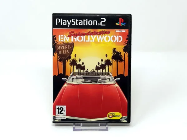 Portada de Superdetective en Hollywood (ESP) para PlayStation 2, edición PAL España, de segunda mano
