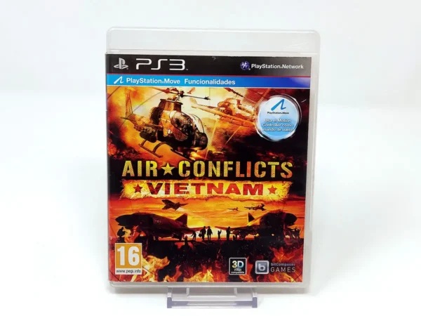 Portada de Air Conflicts: Vietnam (ESP) para PlayStation 3, edición PAL España, de segunda mano