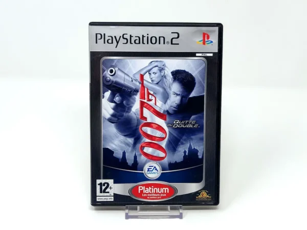 Portada de James Bond 007: Quitte ou Double (FRA) (Platinum) para PlayStation 2, edición PAL Francia, de segunda mano