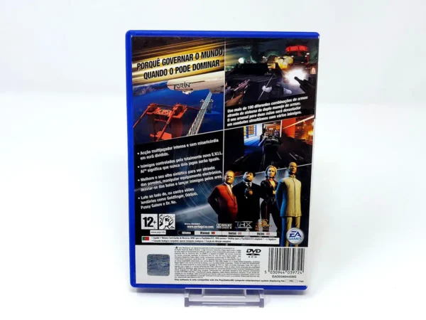 Parte trasera de GoldenEye: Rogue Agent (POR) para PlayStation 2, edición PAL Portugal