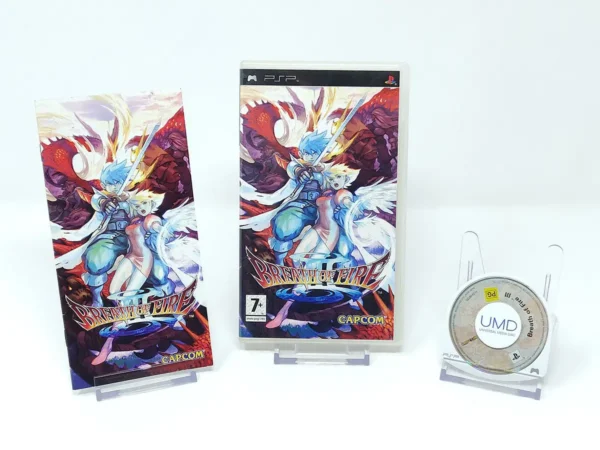 Lateral de la caja de Breath of Fire III (ESP) para PSP
