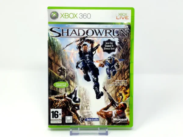 Portada de Shadowrun (ESP) para XBOX 360, edición PAL España, de segunda mano