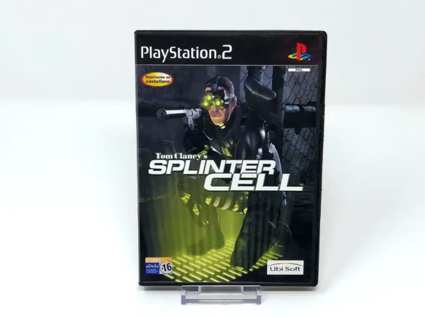 Portada de Tom Clancy's Splinter Cell (ESP) para PlayStation 2, edición PAL España, de segunda mano