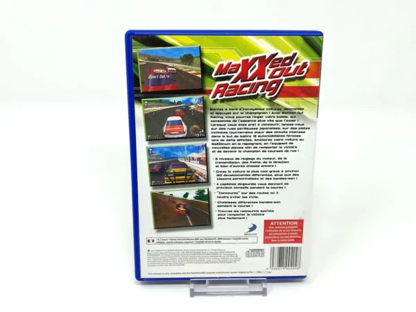 Parte trasera de Maxxed Out Racing (FRA) para PlayStation 2, edición PAL Francia