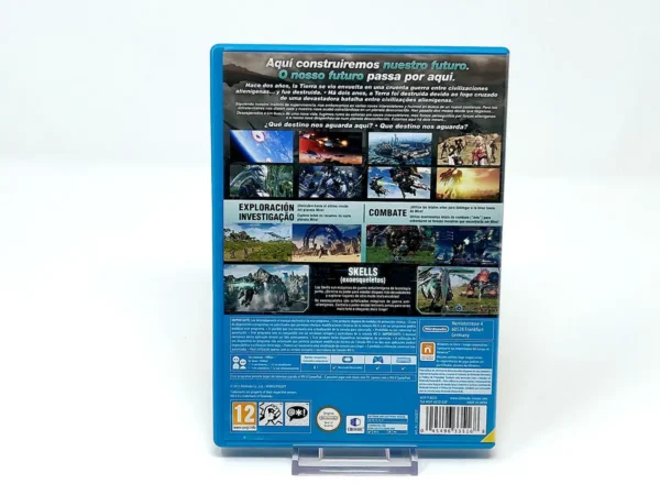 Parte trasera de Xenoblade Chronicles X (ESP) para Nintendo Wii U, edición PAL España