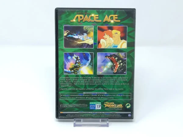Lateral de la caja de Space Ace (ESP) para PC
