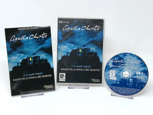 Interior del juego Agatha Christie: ...Y no quedo ninguno (ESP) (Incompleto) para PC con disco y manual