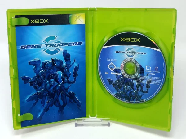 Parte trasera de Gene Troopers (ESP) para XBOX, edición PAL España