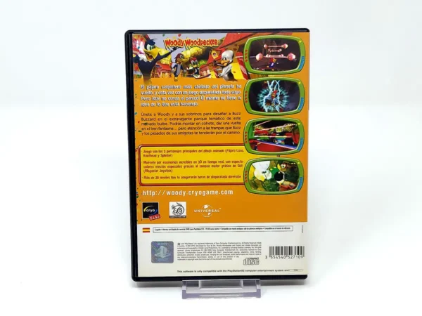 Parte trasera de Woody Woodpecker (ESP) (Rebajado) para PlayStation 2, edición PAL España