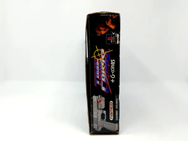 Parte trasera de Time Crisis + G-con45 (Big Box) (ESP) para PlayStation 1, edición PAL España