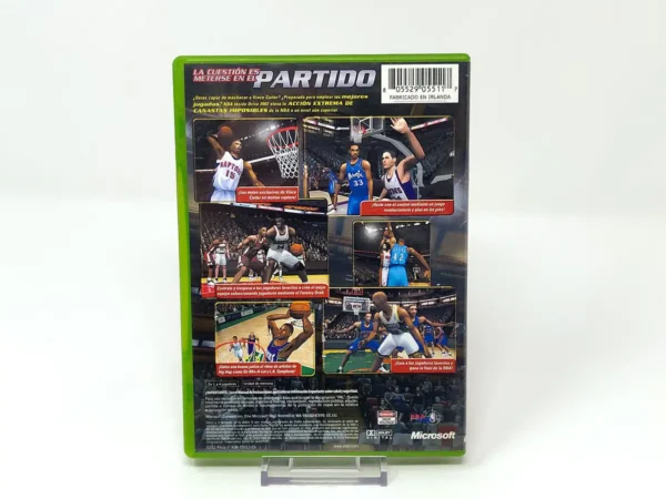 Parte trasera de NBA Inside Drive 2002 (ESP) (Rebajado) para XBOX, edición PAL España