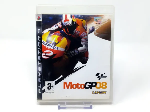 Portada de MotoGP 08 (ESP) (Rebajado) para PlayStation 3, edición PAL España, de segunda mano