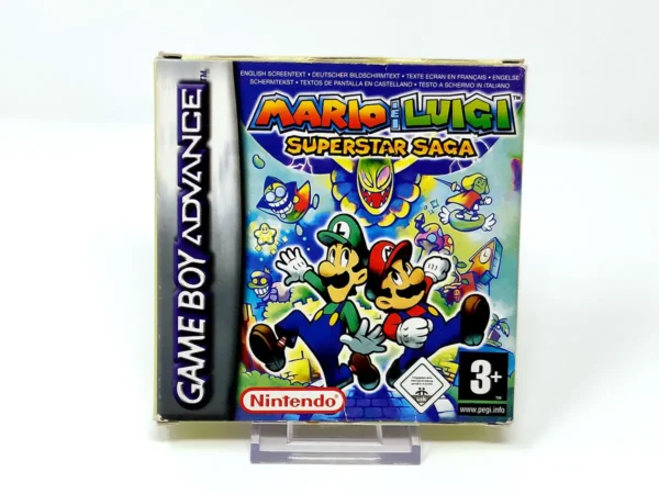 Portada de Mario & Luigi: Superstar Saga para Nintendo Game Boy Advance, edición PAL España, de segunda mano