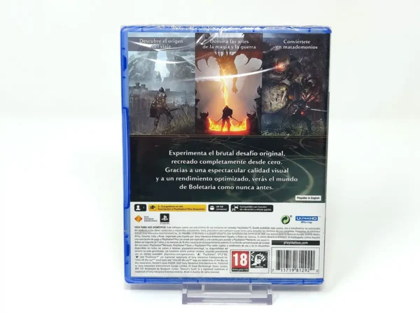 Parte trasera de Demon’s Souls (ESP) (Precintado) para PlayStation 5, edición PAL España