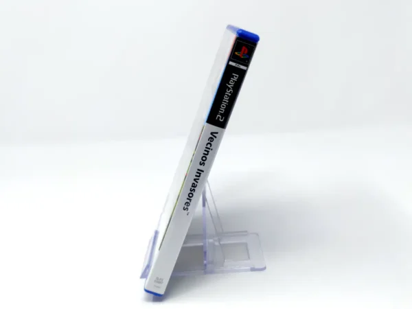 Lateral de la caja de Vecinos Invasores (ESP) (Rebajado) para PlayStation 2