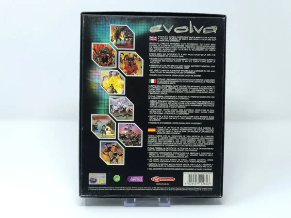 Interior del juego Evolva (ESP) para PC con disco y manual