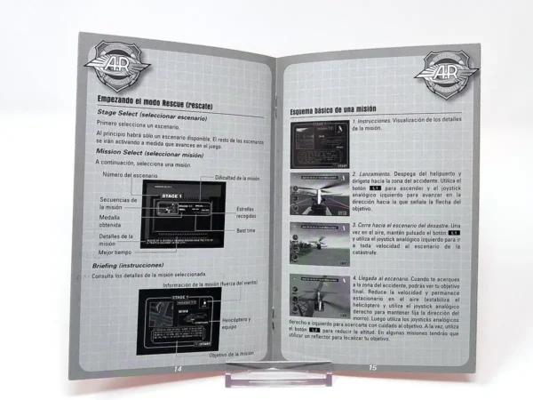 Air Ranger: Rescue Helicopter (ESP) (Manual) para PlayStation 2, edición PAL España, de segunda mano