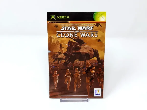 Star Wars - The Clone Wars (FRA) (Manual) para XBOX, edición PAL Francia, de segunda mano