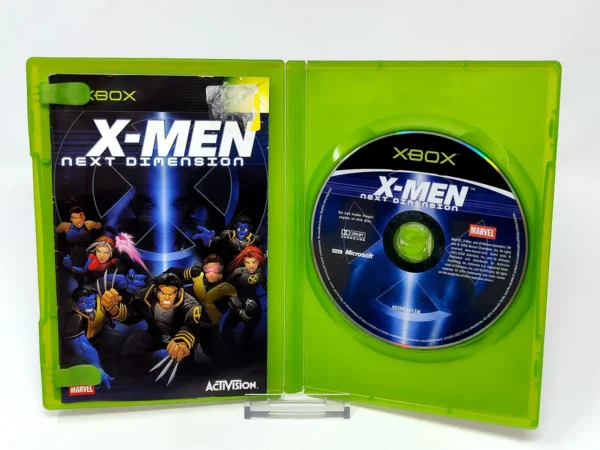 Interior del juego X-Men: Next Dimension (ESP) (Rebajado) para XBOX con disco y manual