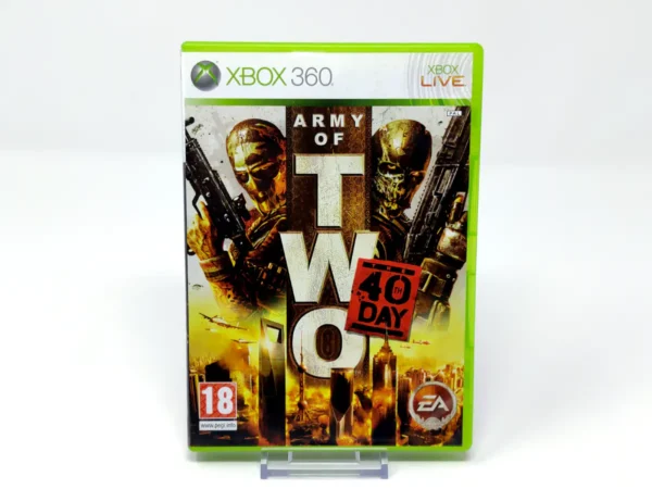 Portada de Army of Two: The 40th Day (ESP) para XBOX 360, edición PAL España, de segunda mano