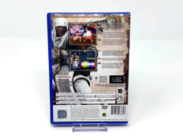 Parte trasera de Soulcalibur III (POR) (Rebajado) para PlayStation 2, edición PAL Portugal