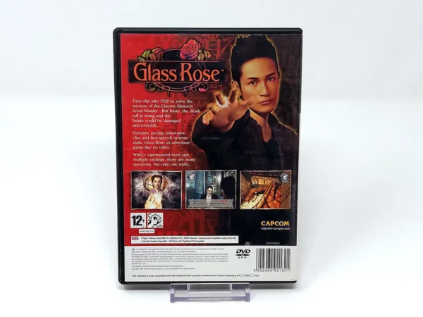 Parte trasera de Glass Rose (UK) para PlayStation 2, edición PAL UK