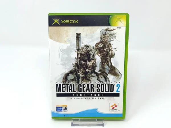 Portada de Metal Gear Solid 2: Substance (ESP) para XBOX, edición PAL España, de segunda mano