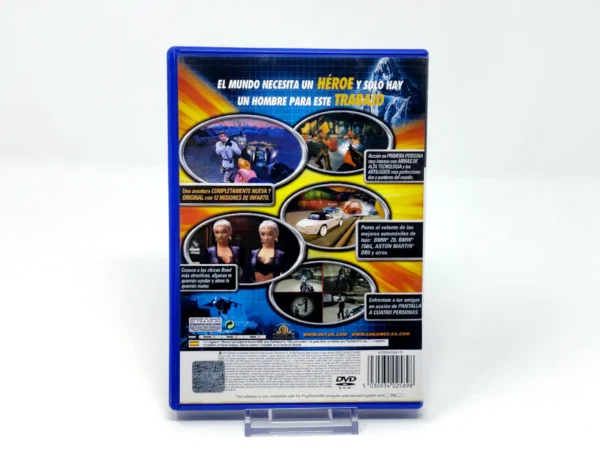 Parte trasera de James Bond 007 en... Agente en Fuego Cruzado (ESP) (Rebajado) para PlayStation 2, edición PAL España