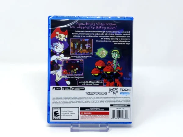 Parte trasera de Shantae: Risky's Revenge - Director's Cut (USA) (Limited Run) (Precintado) para PlayStation 5, edición PAL España