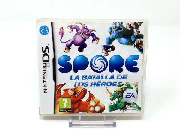 Portada de Spore: La Batalla de los Héroes (ESP) para Nintendo DS, edición PAL España, de segunda mano