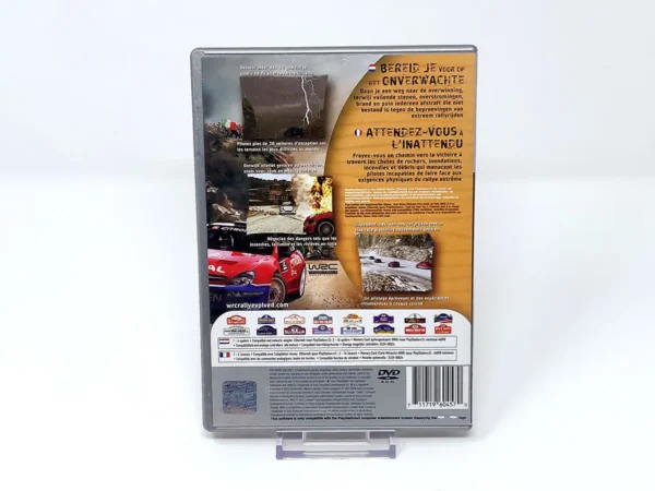 Parte trasera de WRC: Rally Evolved (FRA) (Platinum) para PlayStation 2, edición PAL Francia