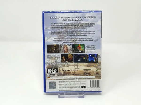Parte trasera de Final Fantasy XII (ESP) (Precintado) para PlayStation 2, edición PAL España
