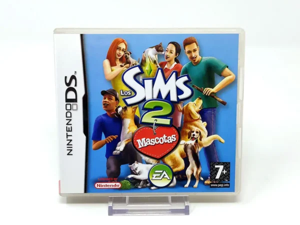 Portada de Los Sims 2: Mascotas (ESP) para Nintendo DS, edición PAL España, de segunda mano