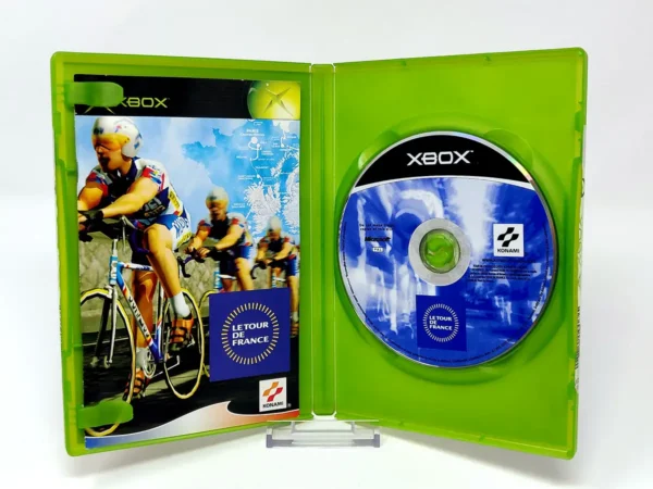 Interior del juego Le Tour de France (ESP) para XBOX con disco y manual