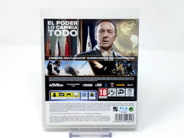 Parte trasera de Call of Duty: Advanced Warfare (ESP) (Rebajado) para PlayStation 3, edición PAL España