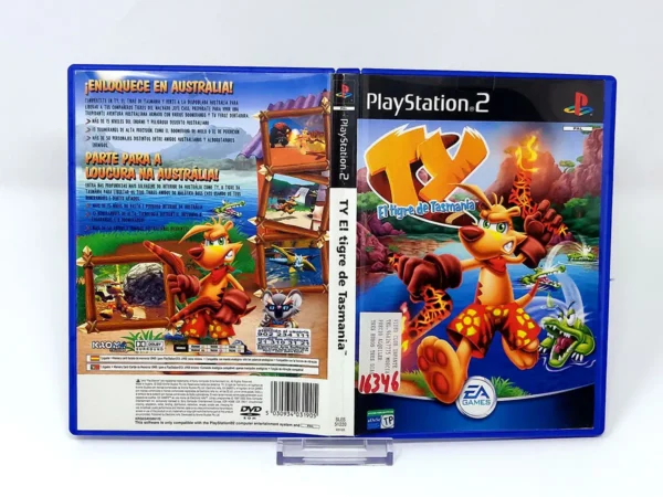 TY El Tigre de Tasmania (ESP) (Carátula) (Rebajado) para PlayStation 2, edición PAL España, de segunda mano