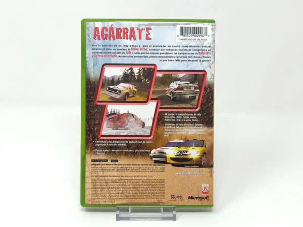 Parte trasera de RalliSport Challenge (ESP) para XBOX, edición PAL España