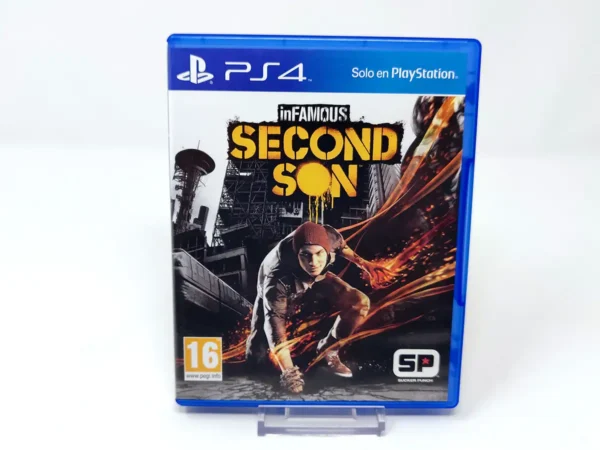 Portada de inFAMOUS: Second Son (ESP) para PlayStation 4, edición PAL España, de segunda mano