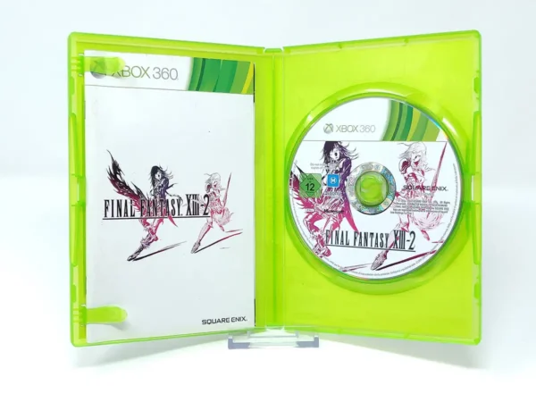 Lateral de la caja de Final Fantasy XIII-2 (ESP) para XBOX 360