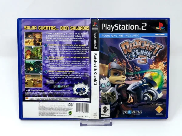 Ratchet & Clank 3 (ESP) (Carátula) para PlayStation 2, edición PAL España, de segunda mano